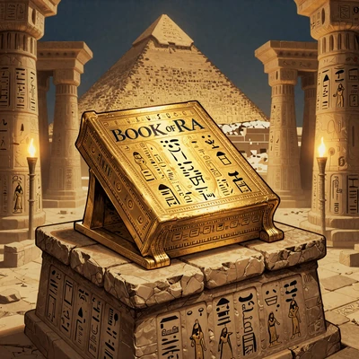 Book of Ra Novoline Slot Vorschau mit goldenem Buch